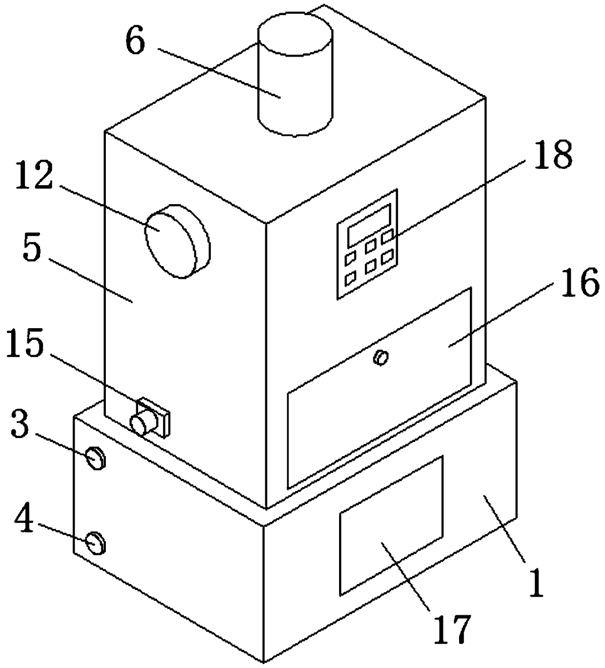 Cleaning and drying integration device for producing tea, and using method thereof