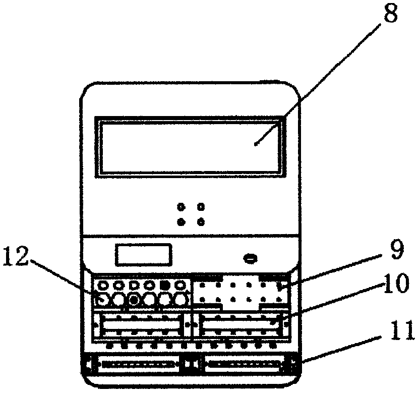 Immunoaffinity column operating device