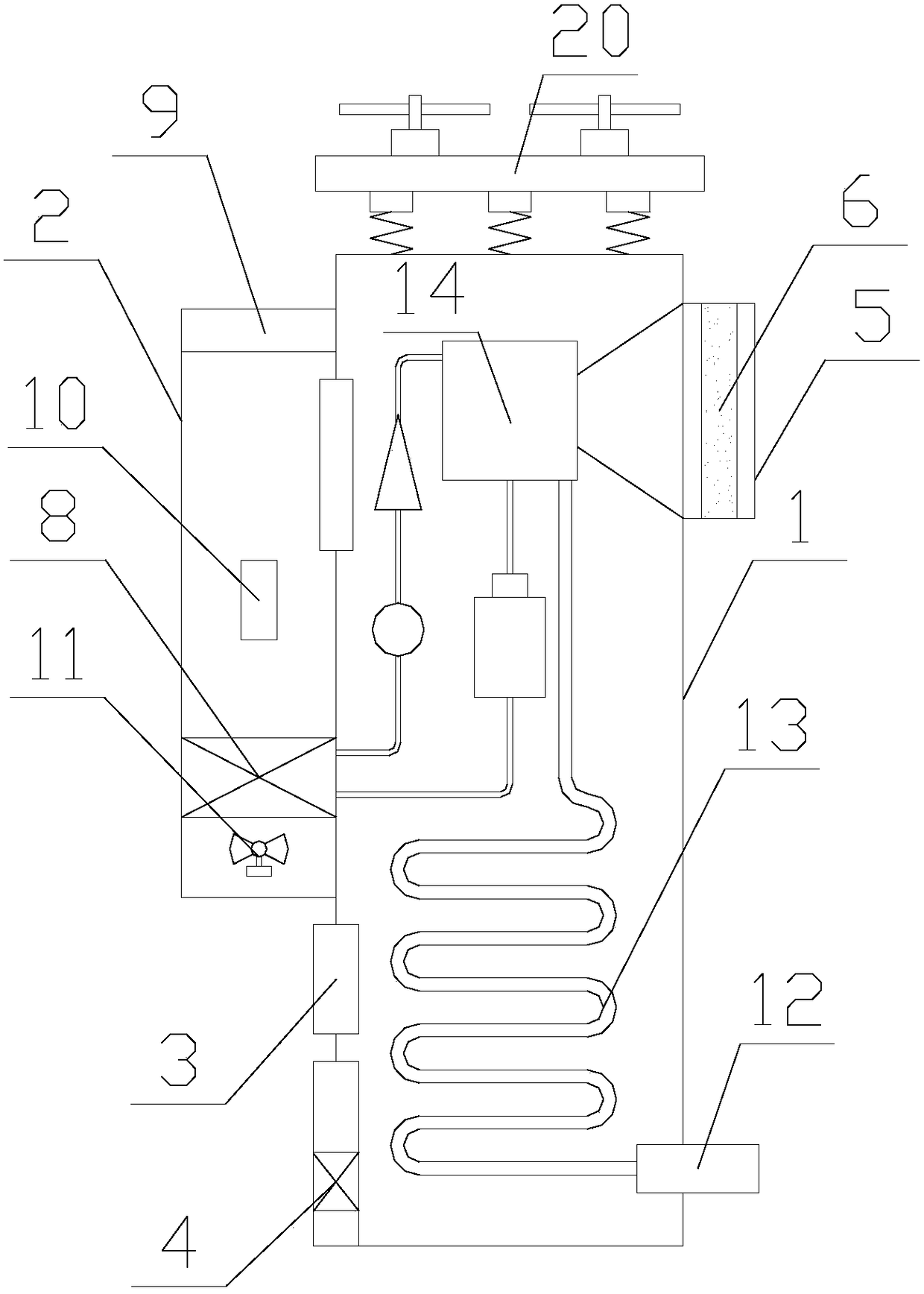 A kind of electric energy meter with automatic and clear display