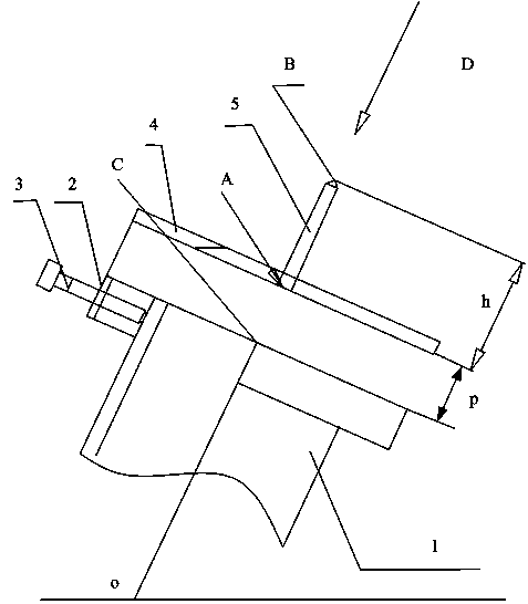 Batter post measurement positioning device, batter post measurement system and measurement method thereof