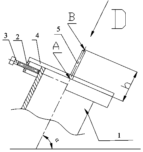 Batter post measurement positioning device, batter post measurement system and measurement method thereof