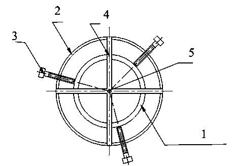 Batter post measurement positioning device, batter post measurement system and measurement method thereof