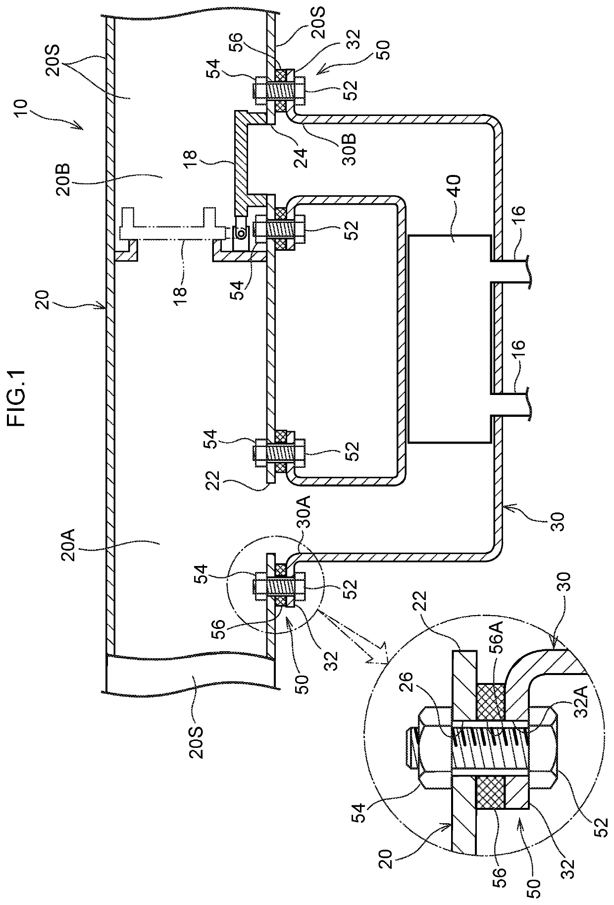 Exhaust heat recovery device