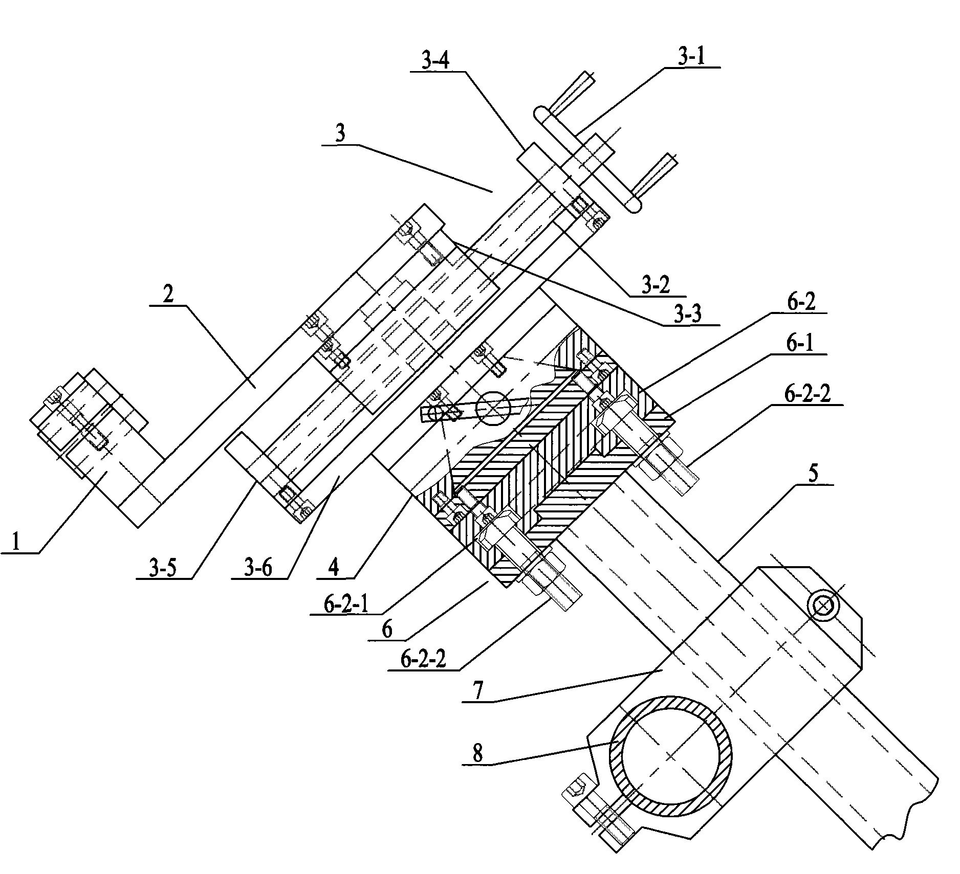 Welding gun adjusting seat