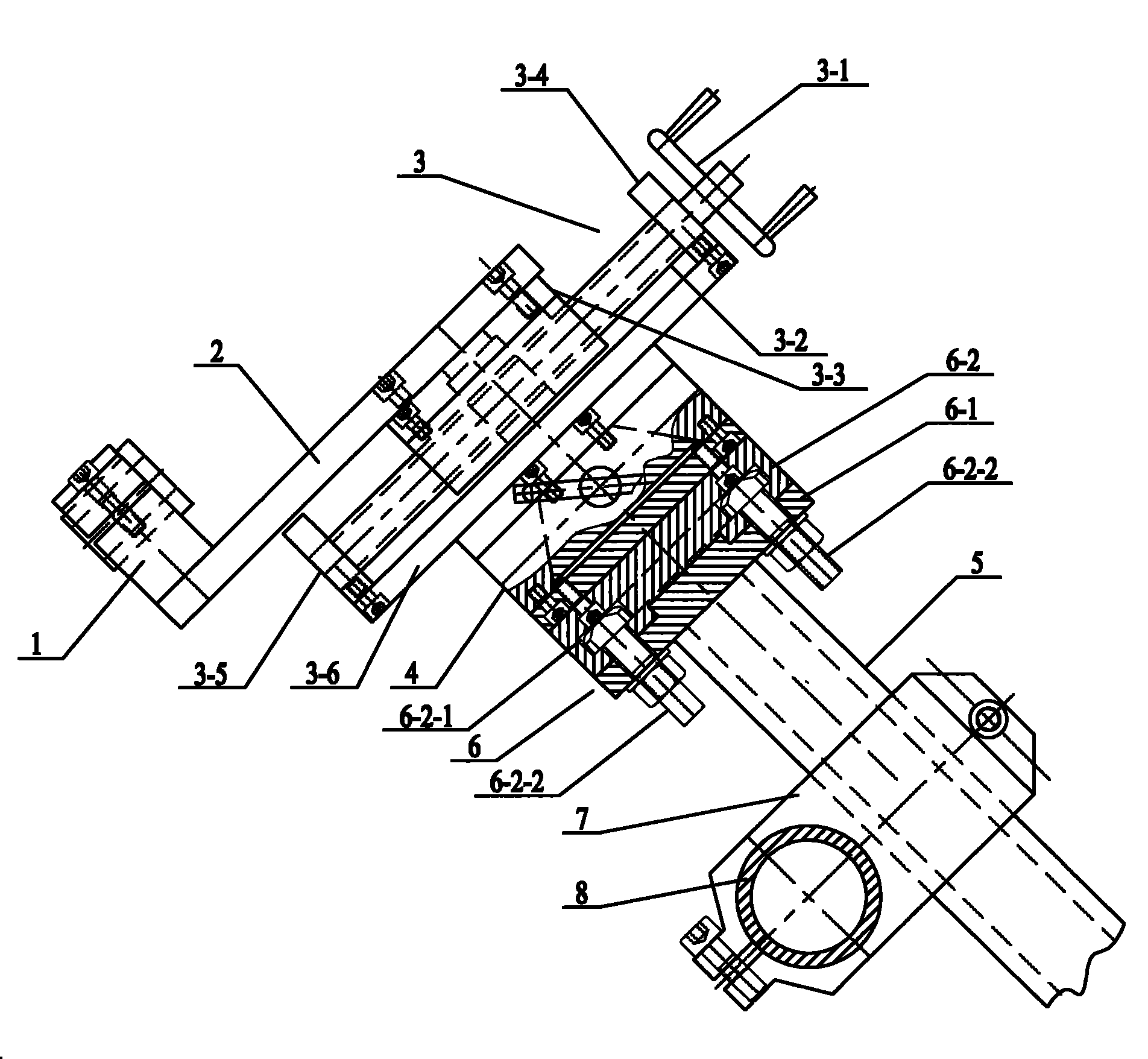 Welding gun adjusting seat