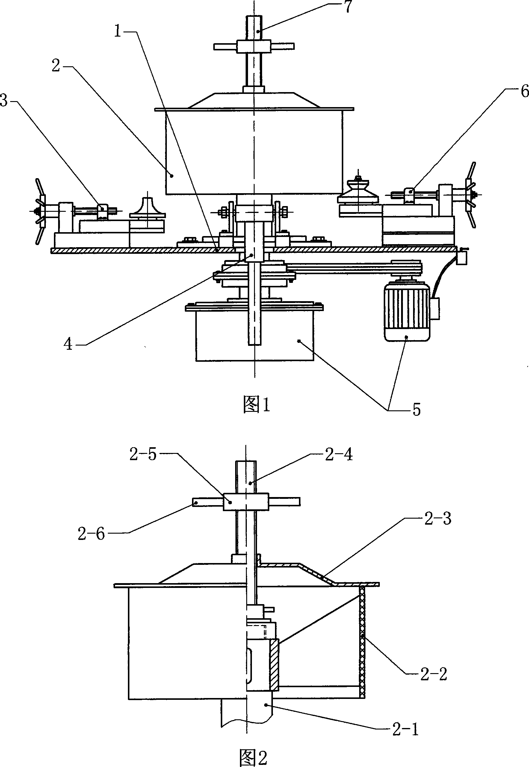 Metal barrel flanging device