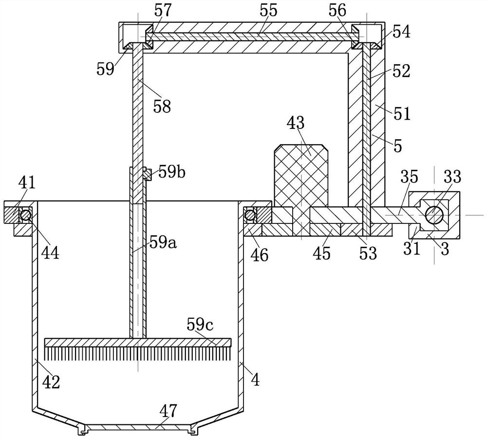 A cleaning device for degreasing treatment of valve parts