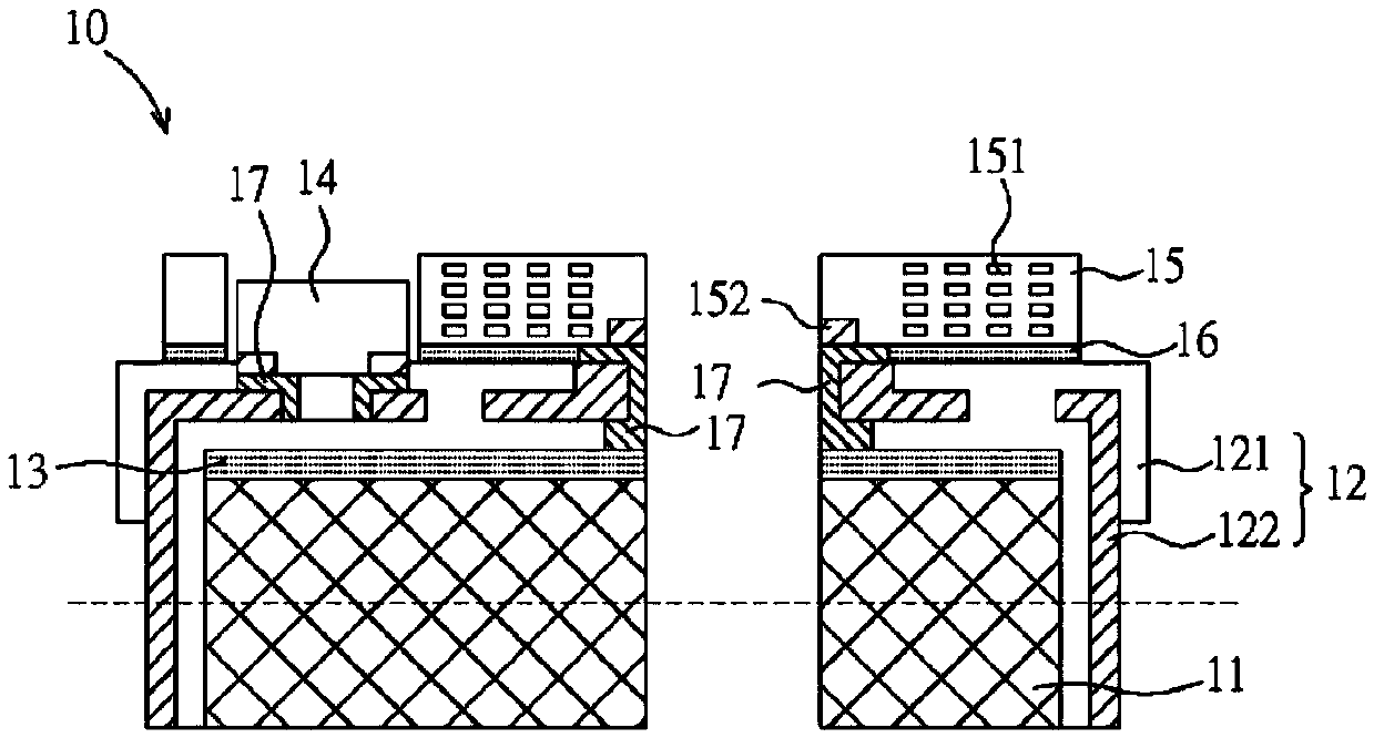 Integrated driving module with energy conversion function and manufacturing method thereof