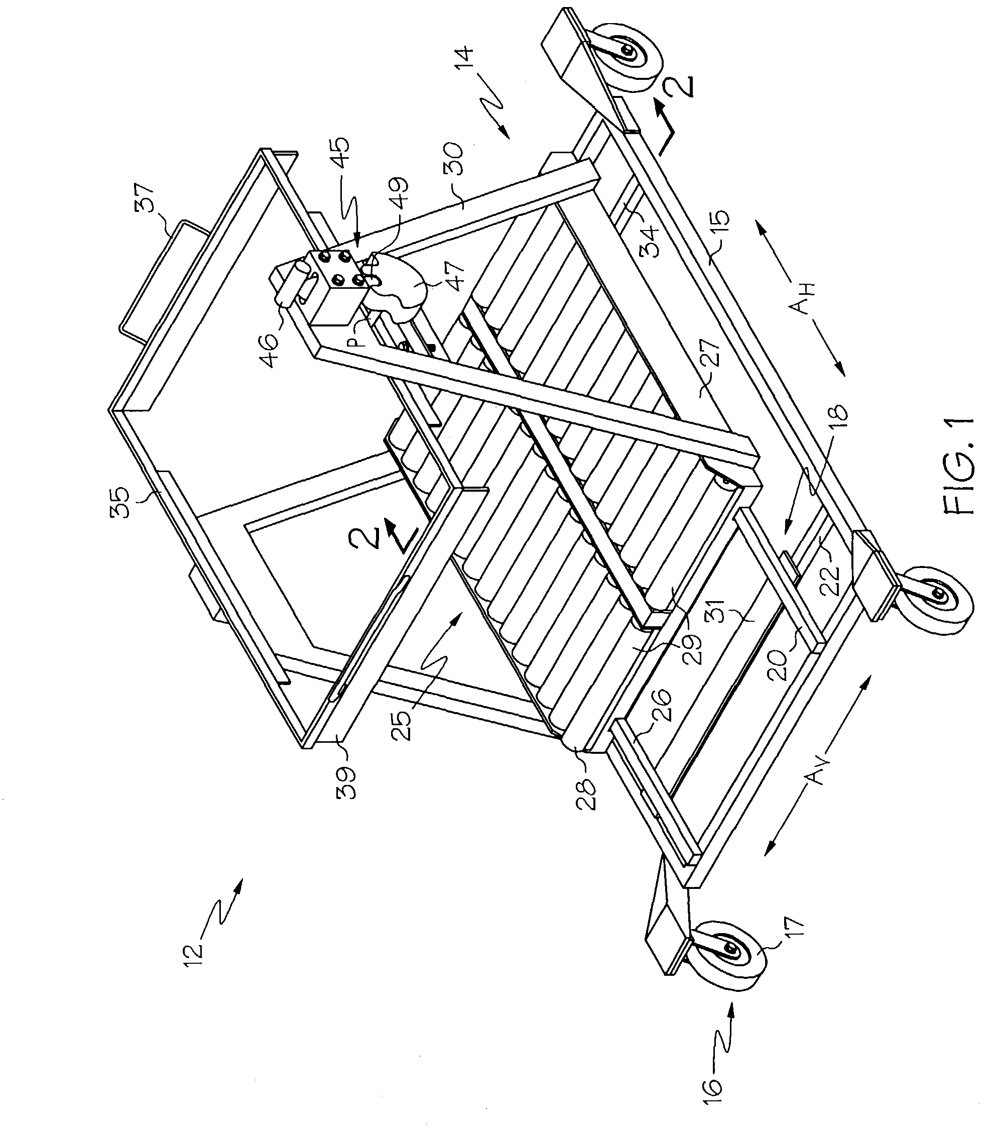 Dolly device for loading containers