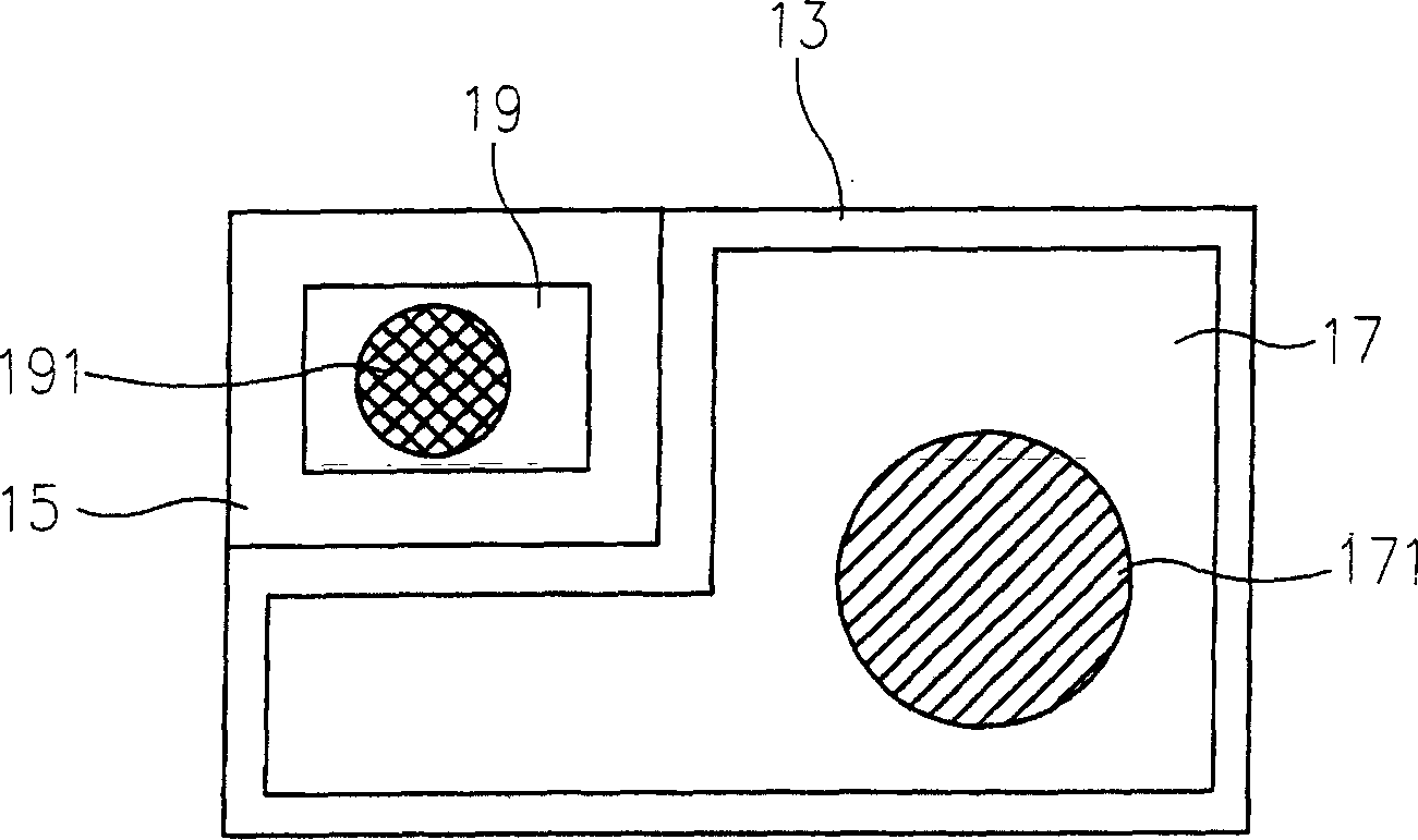 Light-emitting component capable of increasing light-emitting active area
