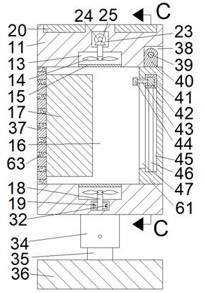 Water seepage prevention power distribution cabinet with automatic fire extinguishing function