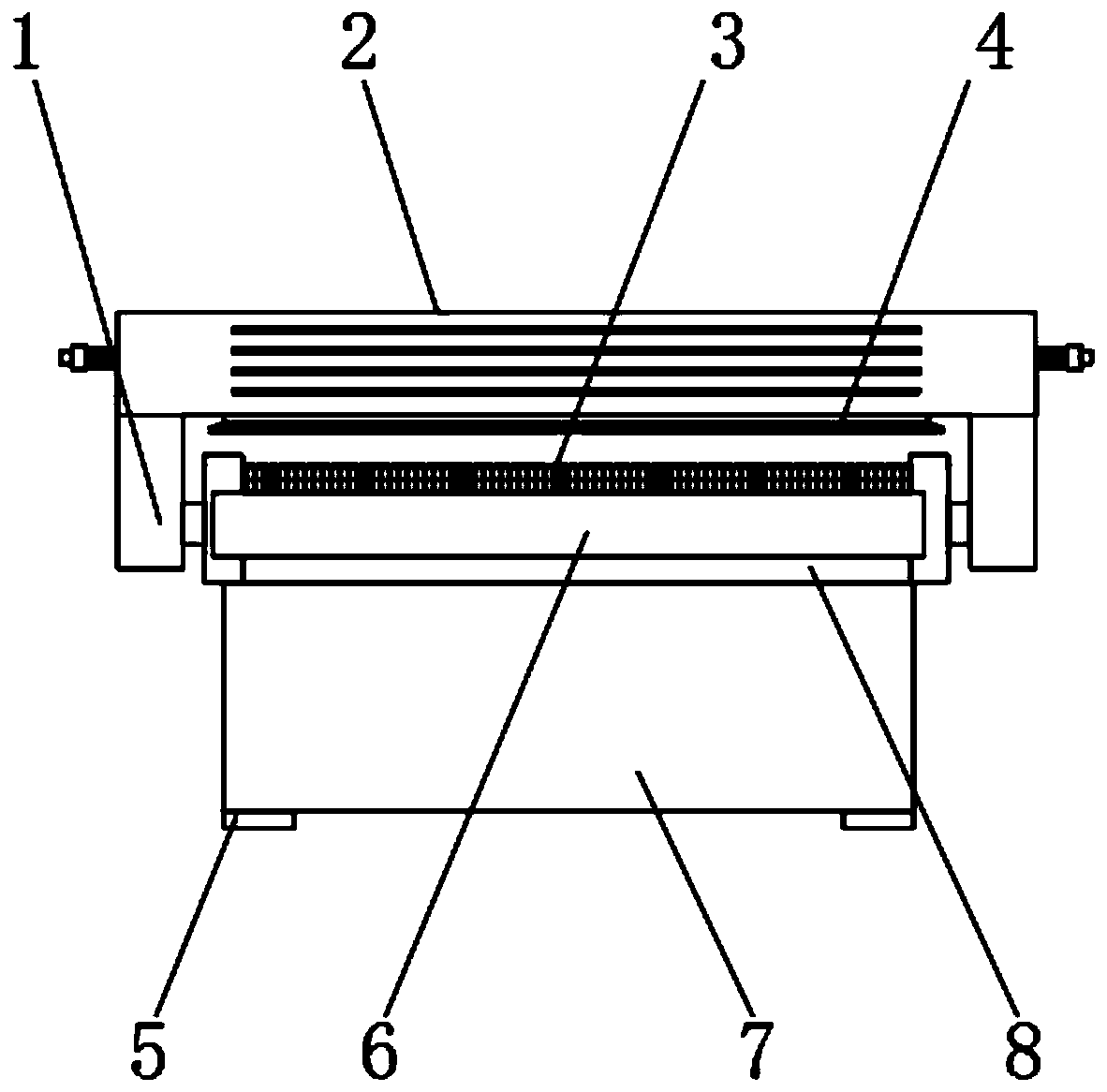 Cutting device for leather processing