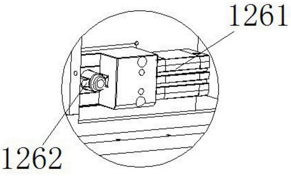 Split type fixing device for horizontal type hot plate welding machine