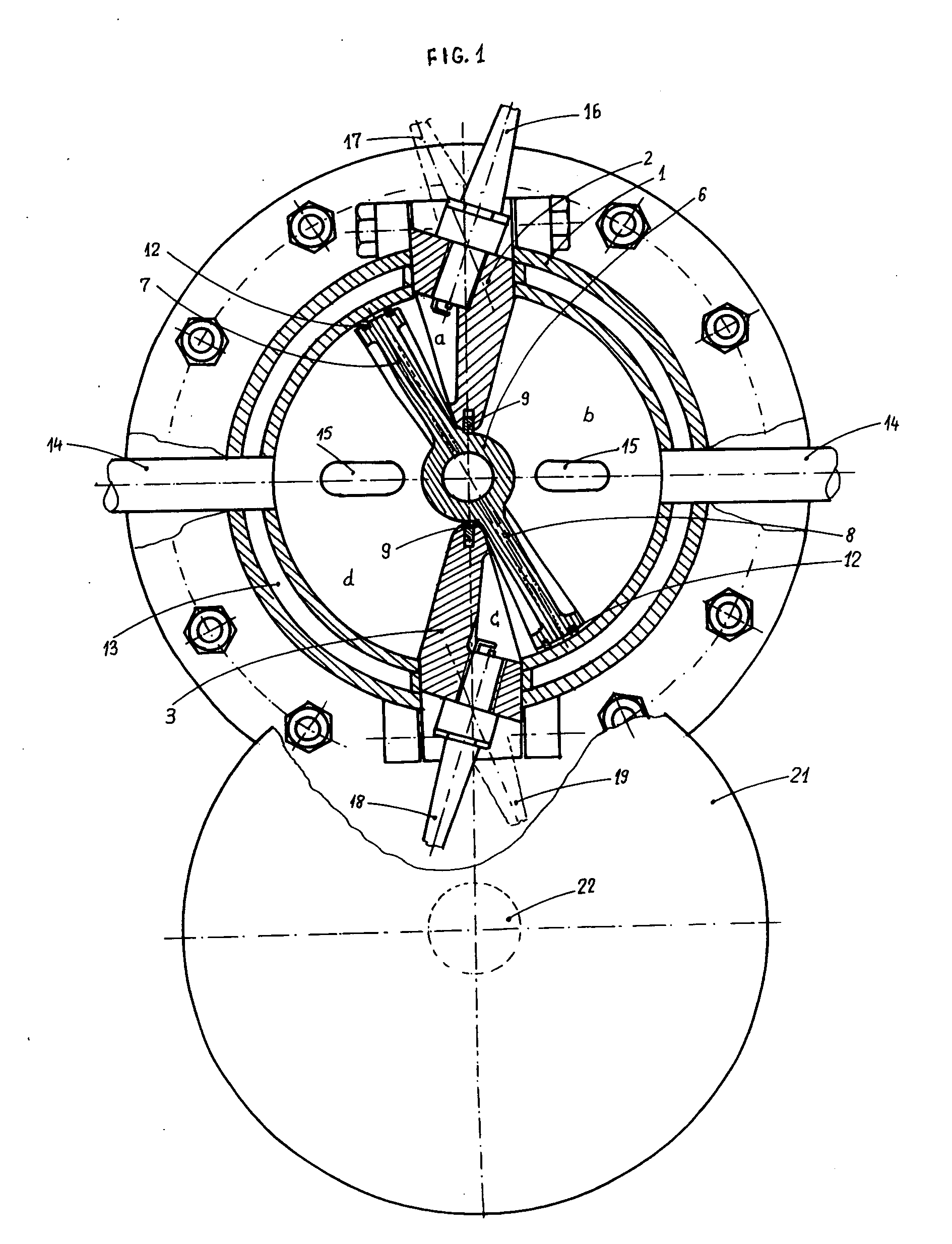 Rotary internal combustion engine with adjustable compression stroke