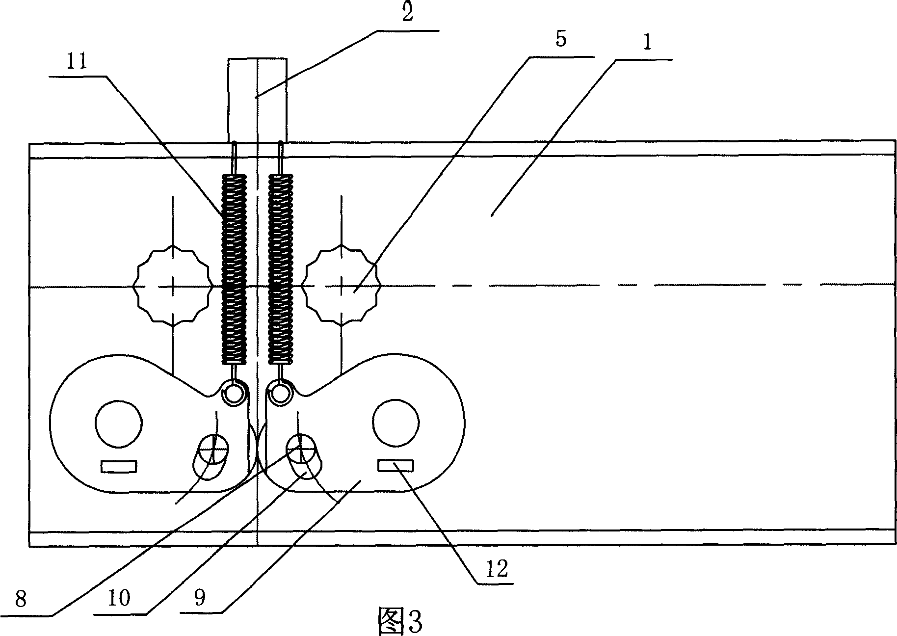 Machine core of paper pulverizer