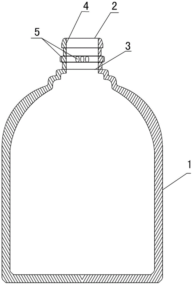 Glass bottle combined inspection gauge of bottle making machine production anti-fake bottle mouths