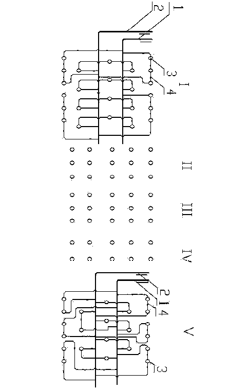 Series connection process device for freezing pipes of pitshaft of overlength inclined shaft