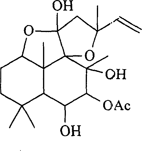 Anticancer diterpene analog compound intravenous injection formulation, and its preparation method and uses