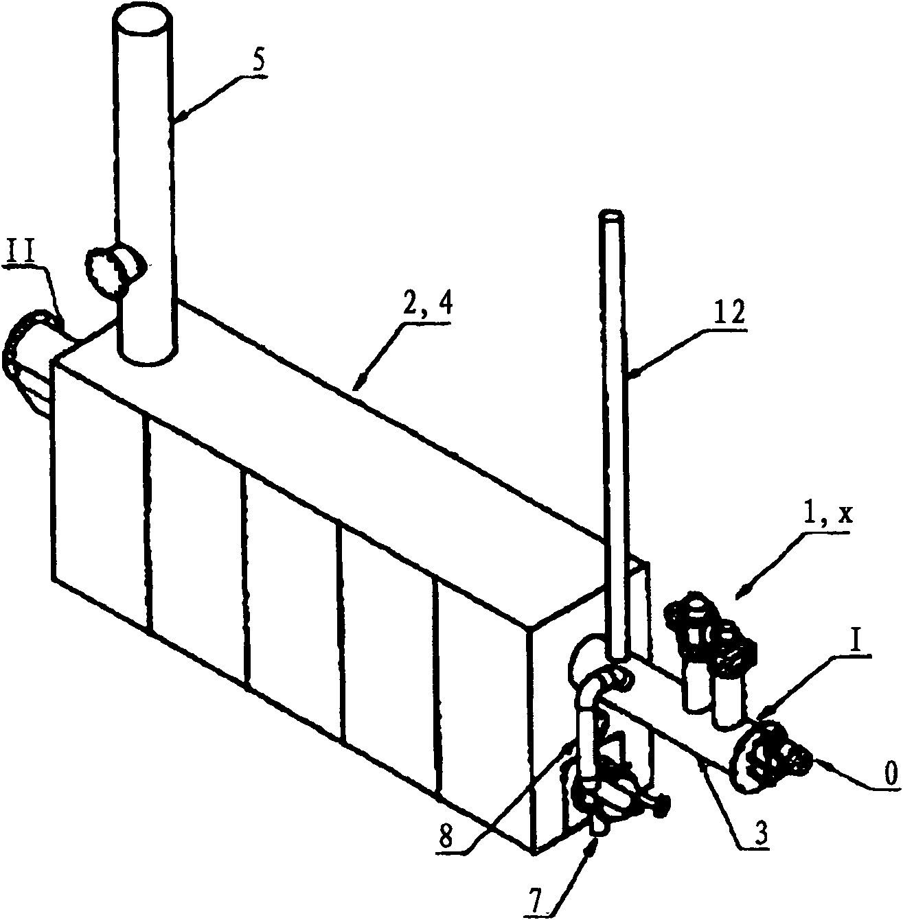 Method for thermal treatment of organic matter of low calorific value