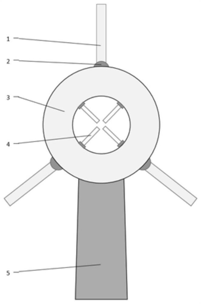 A horizontal axis wind generator set with a foldable wind rotor and a method of using the same