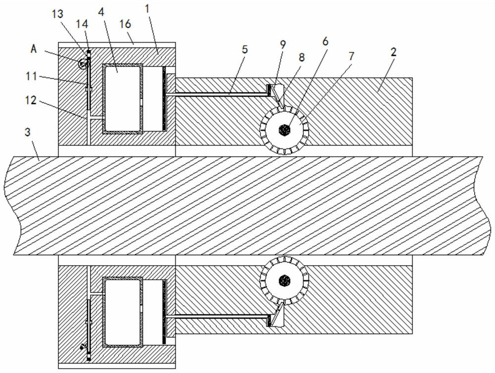 A high-voltage transmission cable appearance detection device