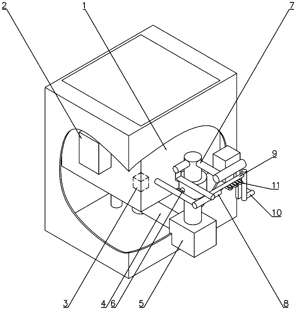 A Fiber Laser Two-way Bending Tube Heat Exchange Chiller