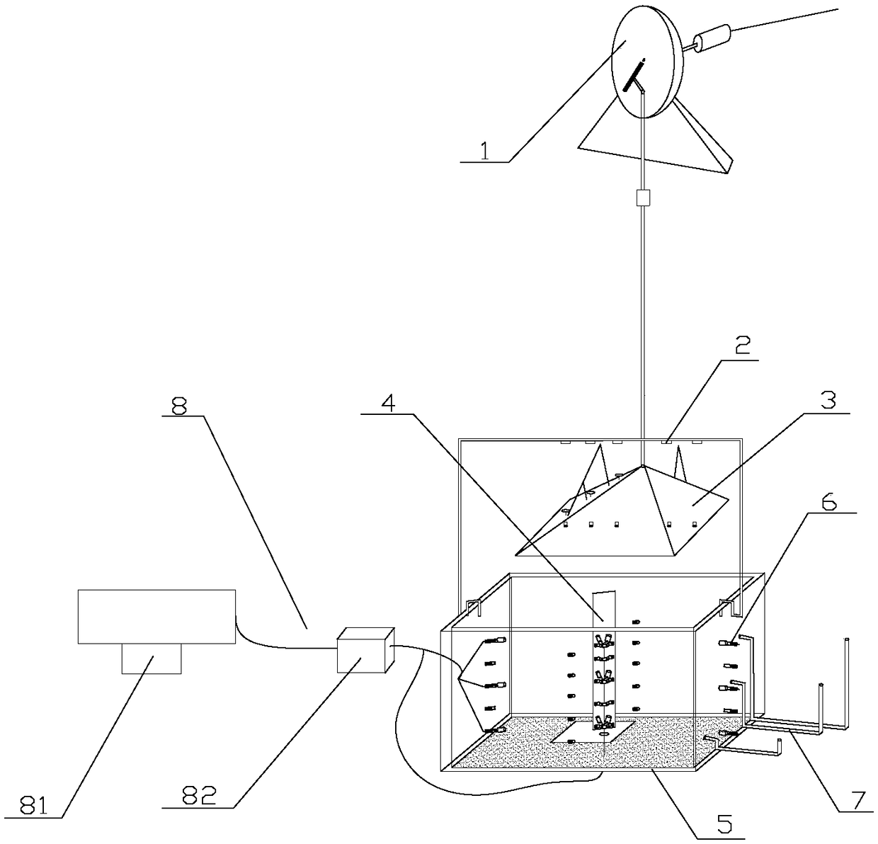 Soil dynamic test device