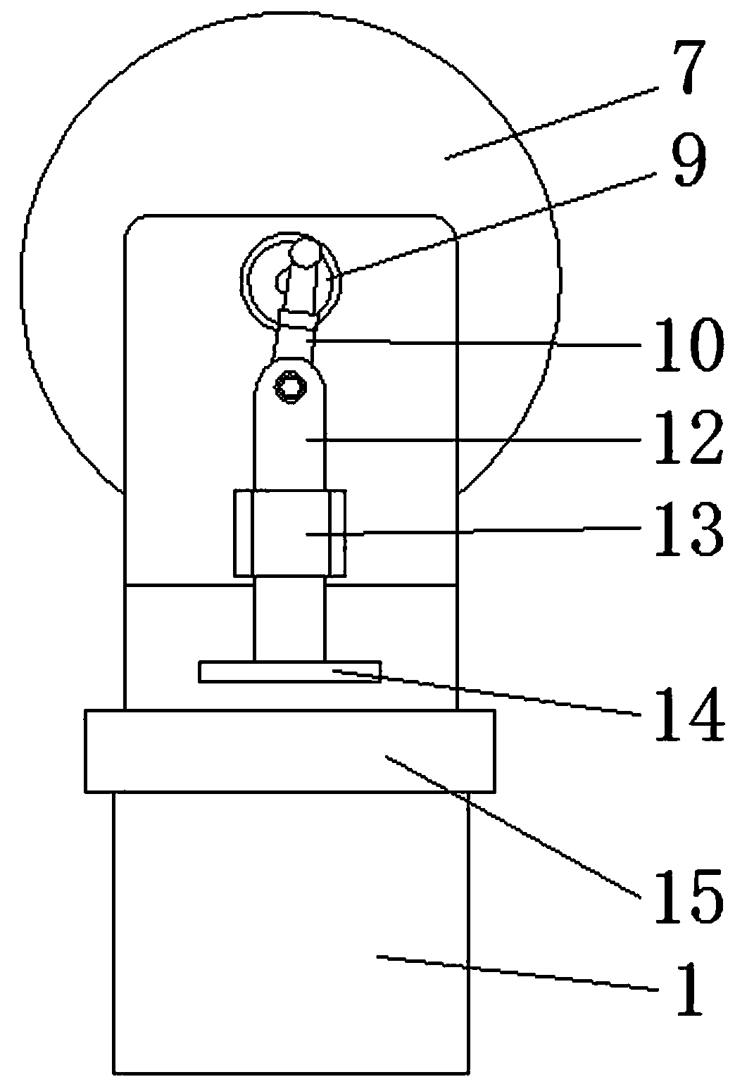 Protective stamping device for metal processing
