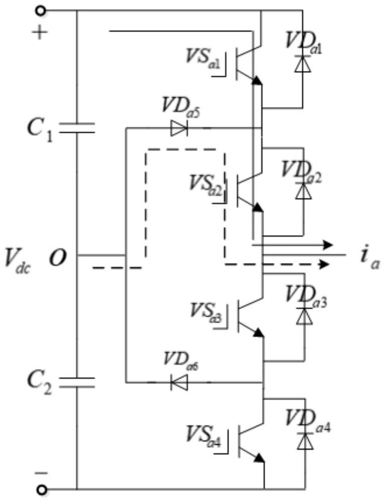 Dead zone compensation method and device based on asymmetric vector action time
