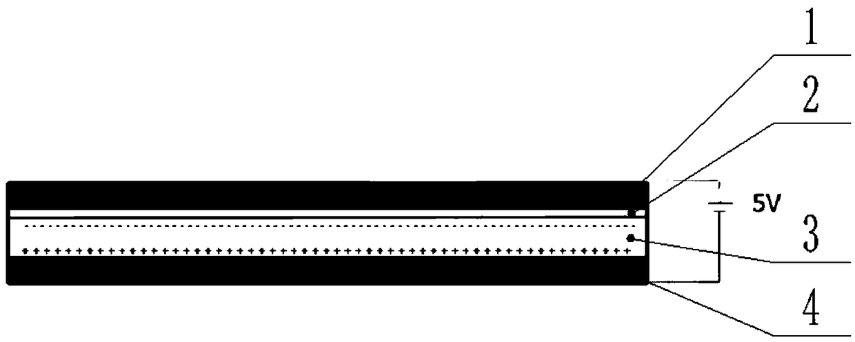 Non-array type super-capacitive tactile sensor and application