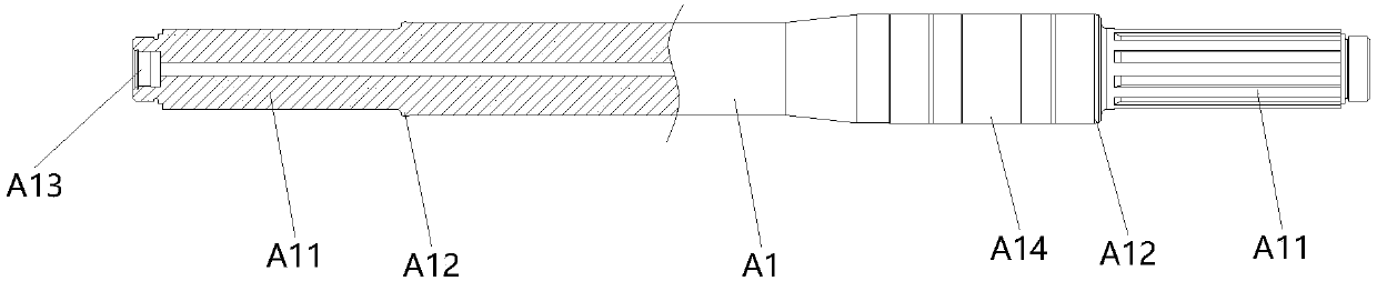 Axle assembly applied to variable-gauge bogie
