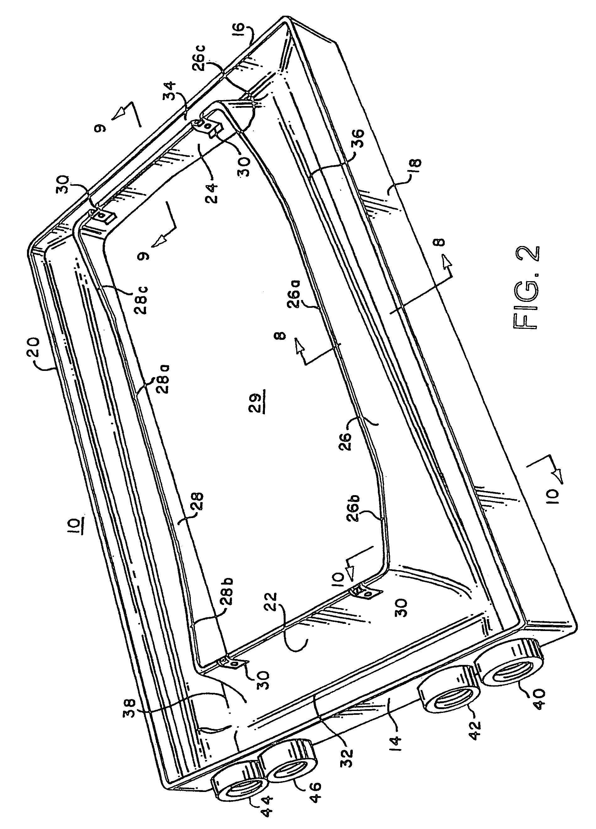 Condensate drain pan for air conditioning system
