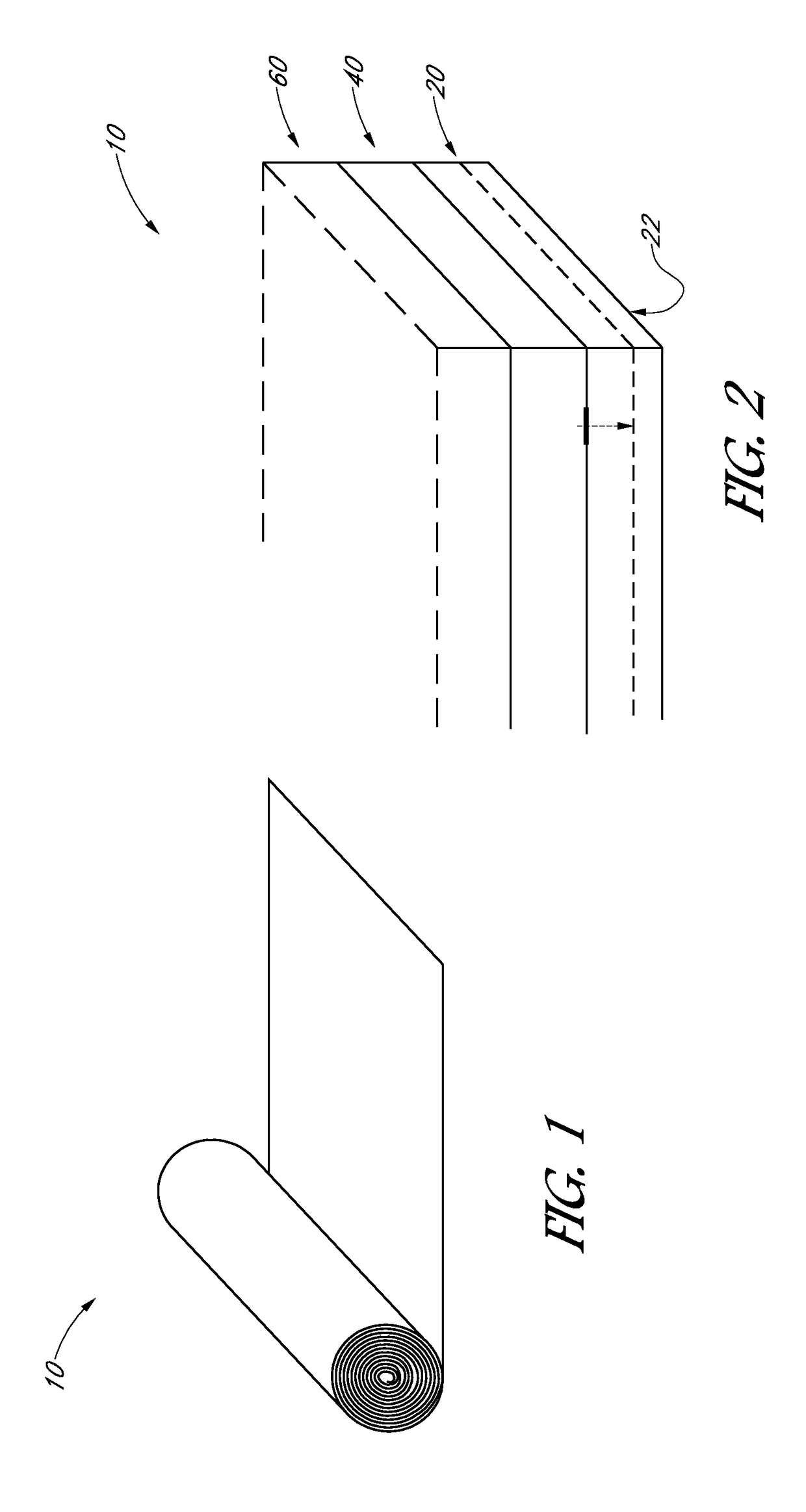 Flexible sheet with hard particulate