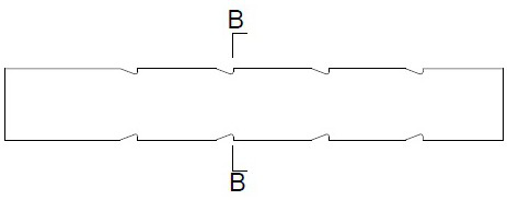 A grouting sleeve processing device