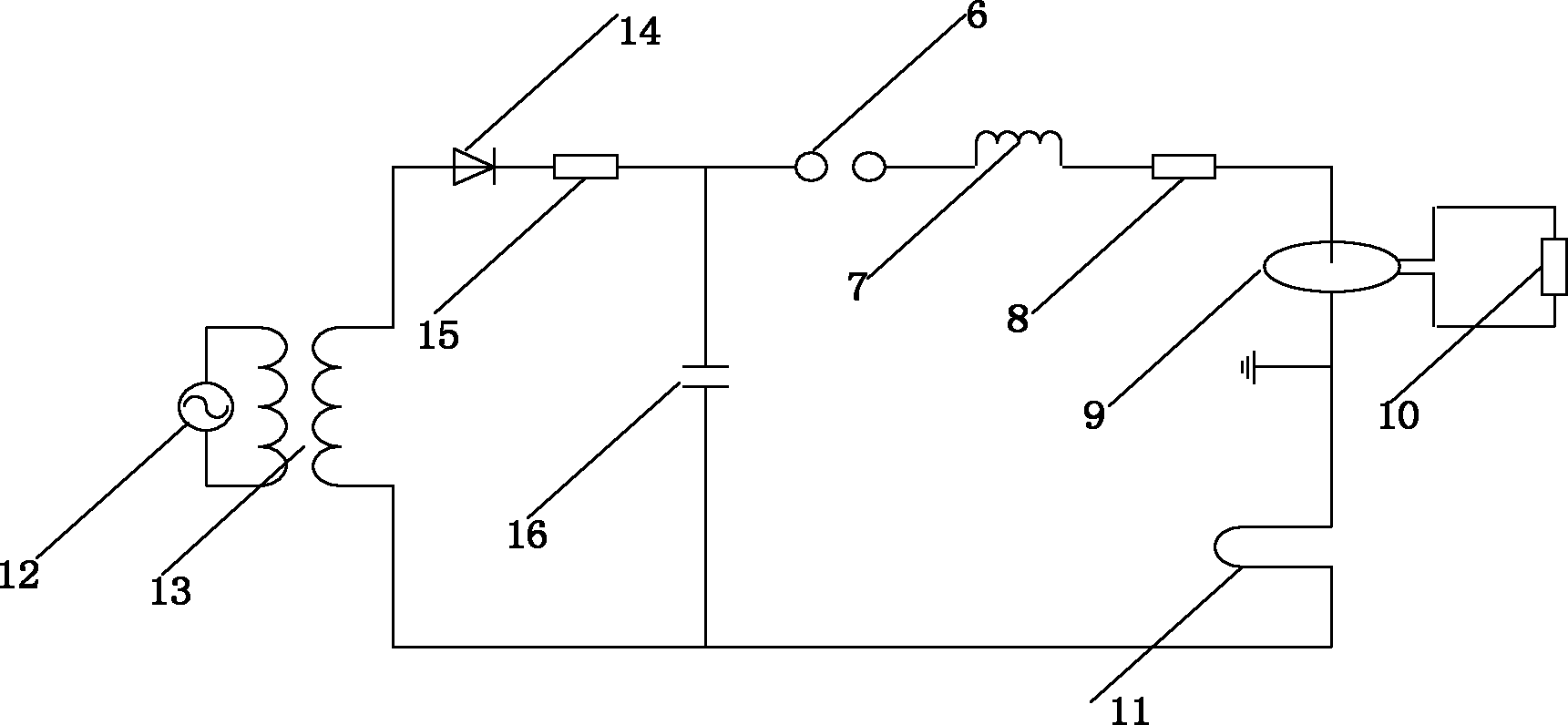 Method for accurately measuring lightning strike fault waveform of power transmission line