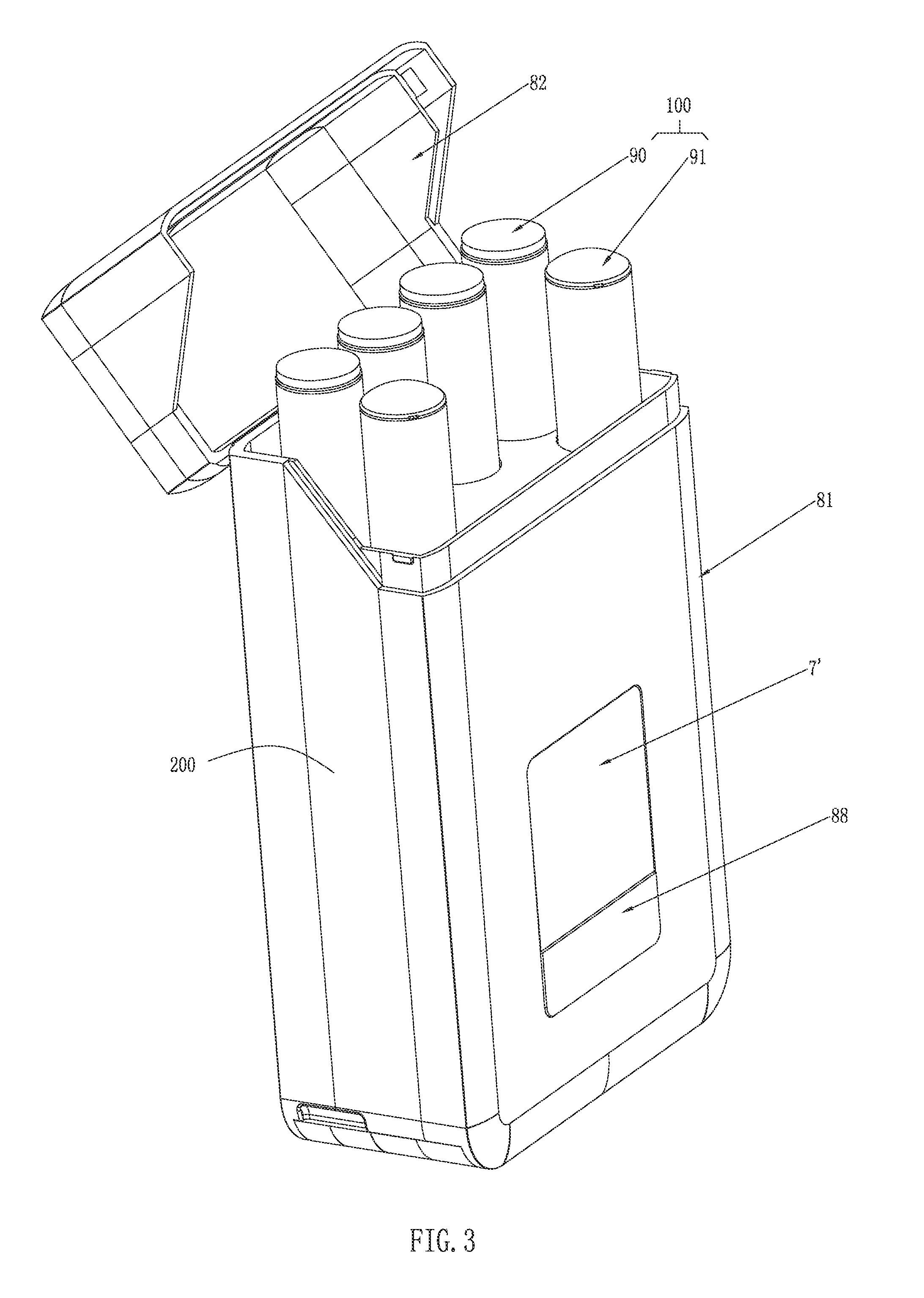 Electronic Cigarette Case and Electronic Cigarette Device