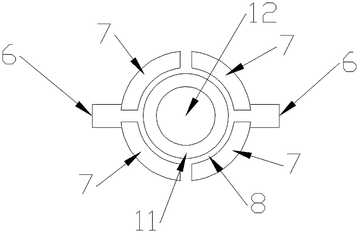 A kind of firmly connected scaffold top support