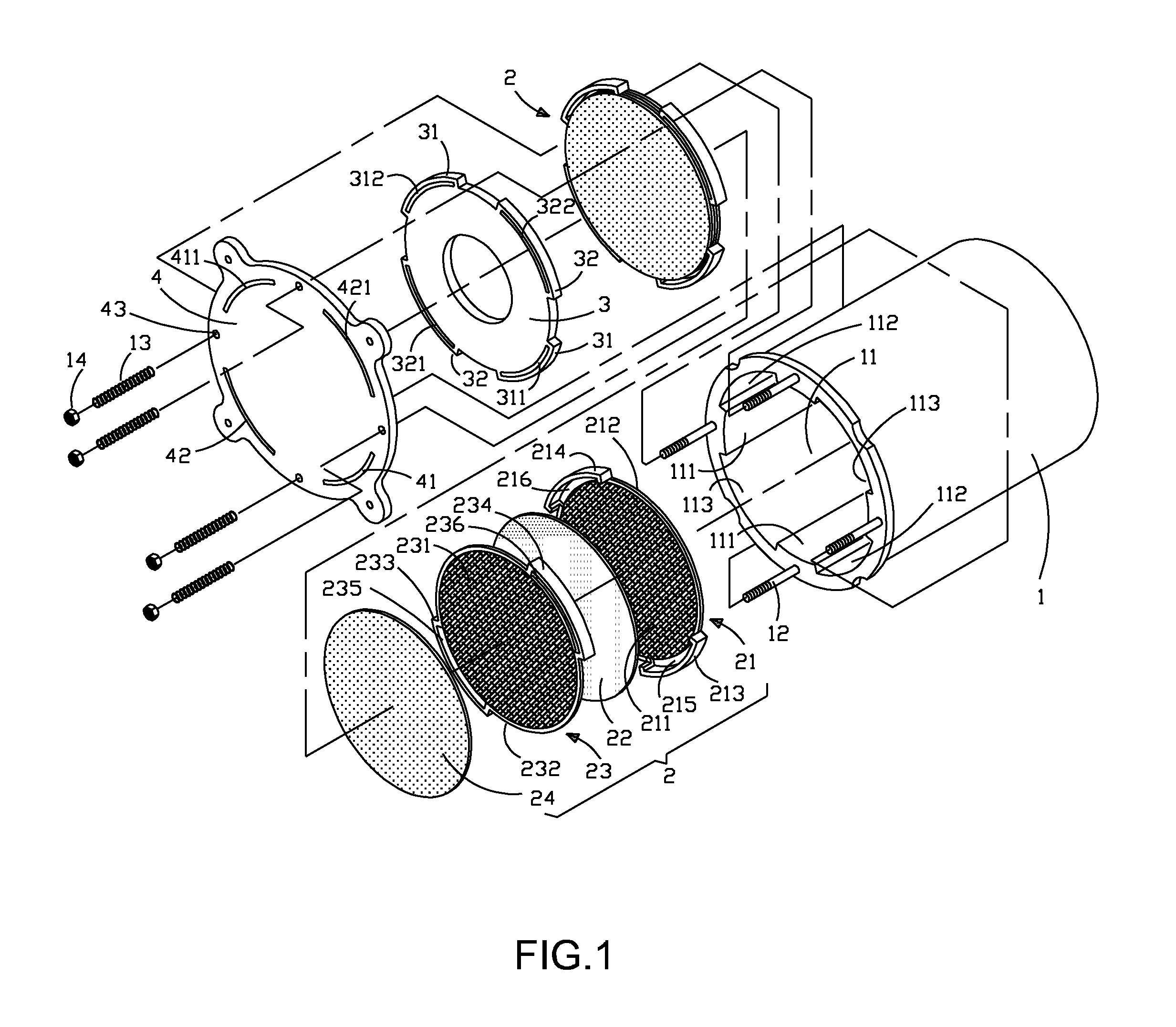 Fuel cell assembly structure