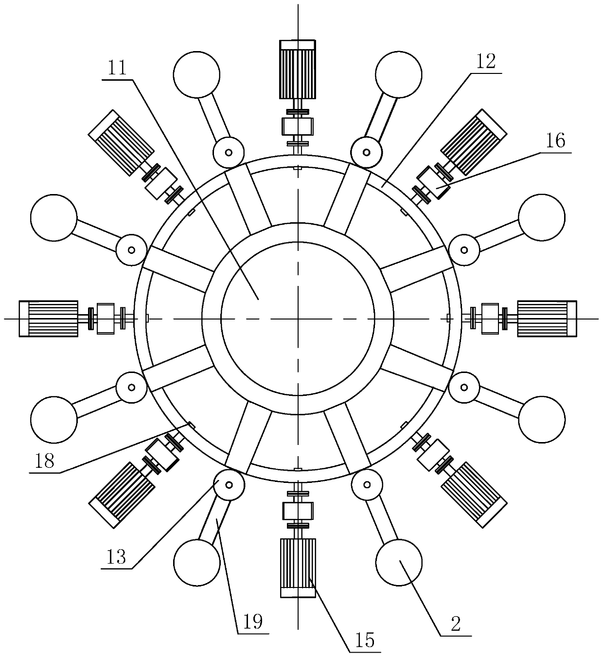 Fan main shaft and vertical axis wind turbine