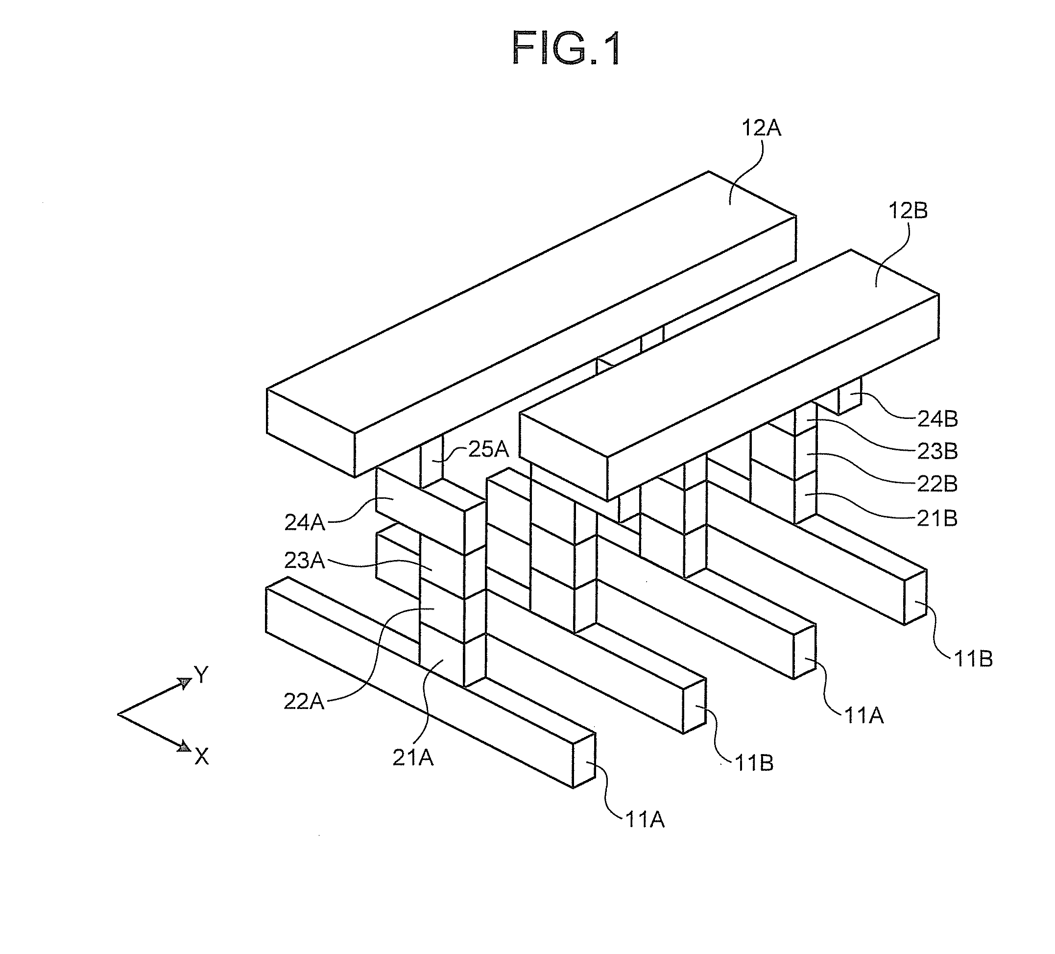 Power-supply wiring structure for multilayer wiring and method of manufacturing multilayer wiring