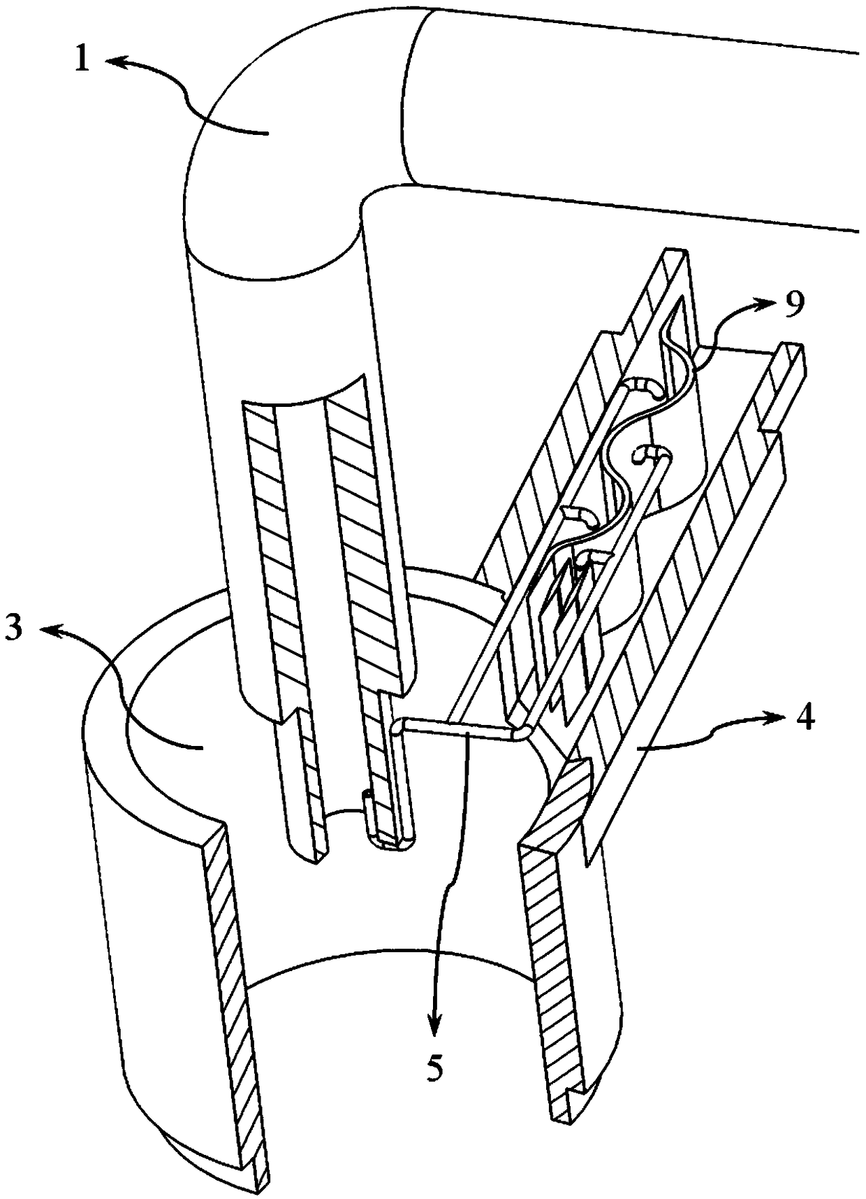 Tangential inlet capable of achieving twice separation and single-stage oil-water cyclone separator