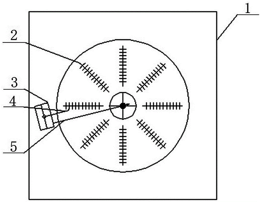 Annular plate groove cutting mold, cutting system and cutting method