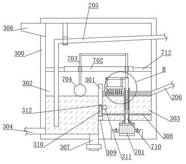 Reflux defoaming device for electroplating process tank