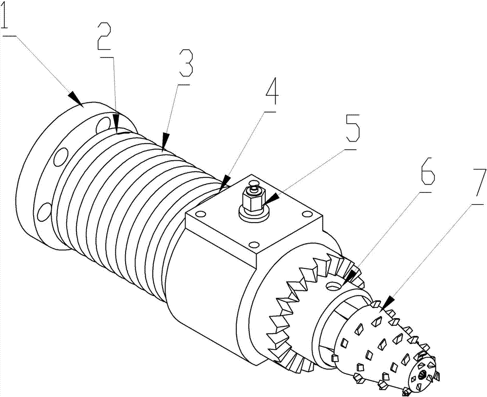 A drilling and milling tool device for wall grooving