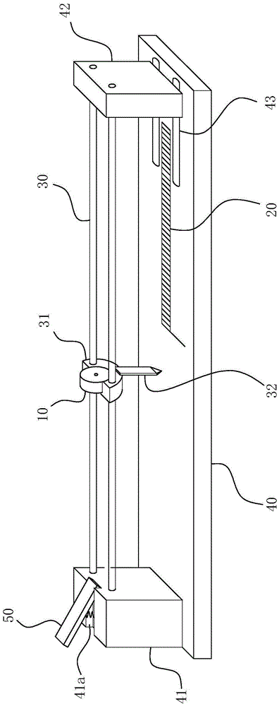 An ultra-fine wire drawing die elongation testing device