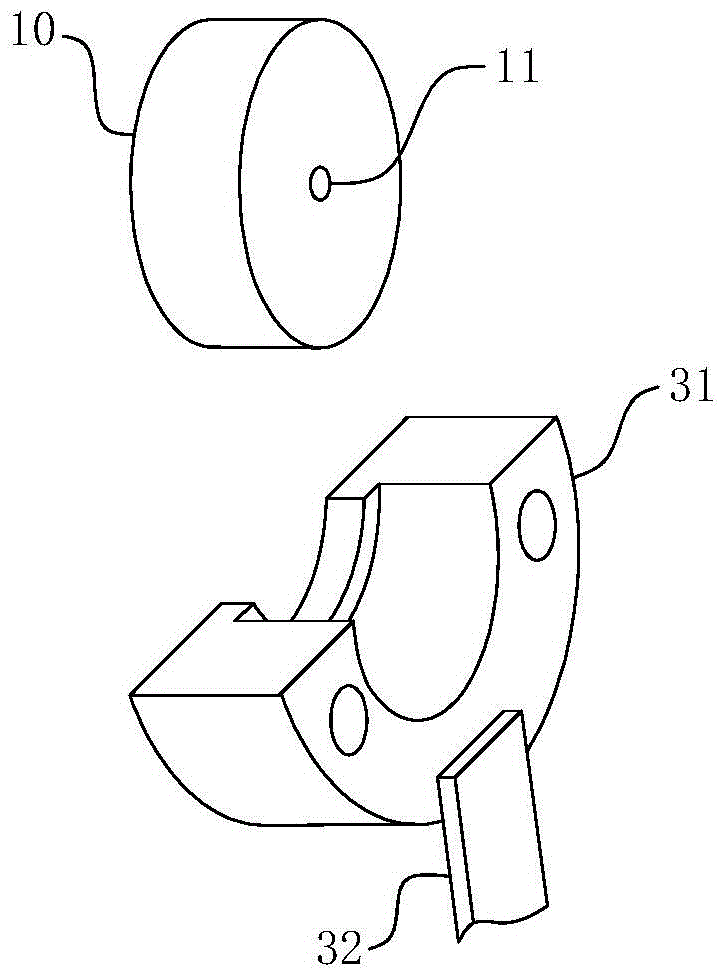 An ultra-fine wire drawing die elongation testing device