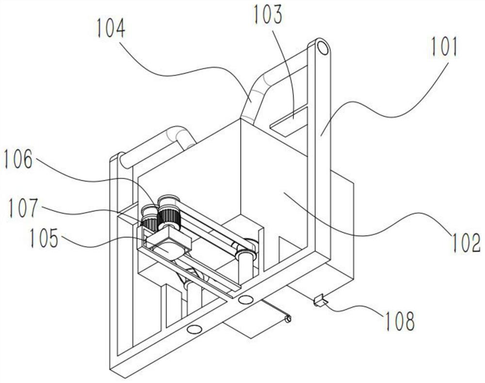 Postoperative medical waste cleaning device