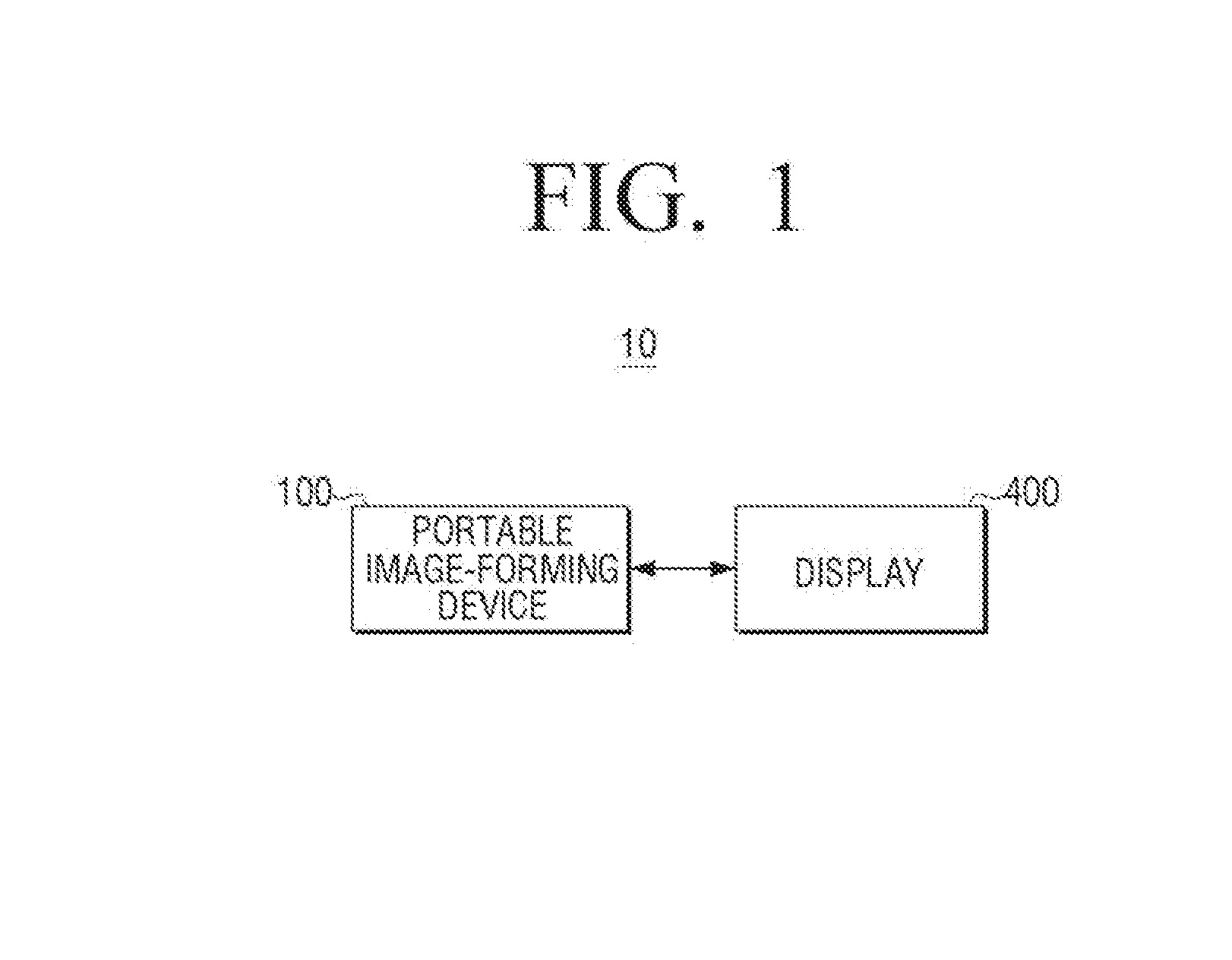 Portable image-forming device