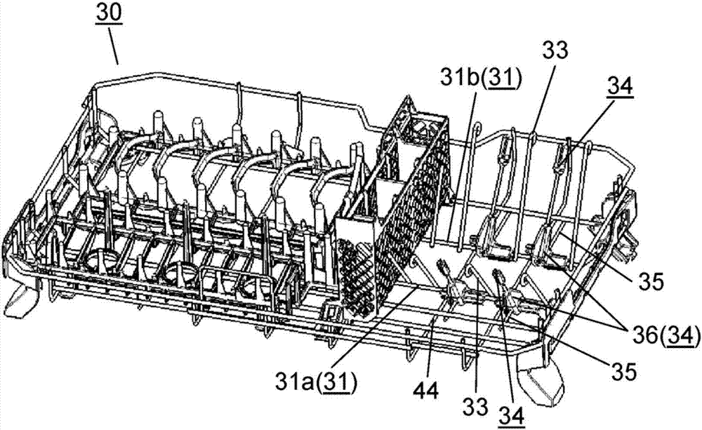 Dish basket of dish washing machine