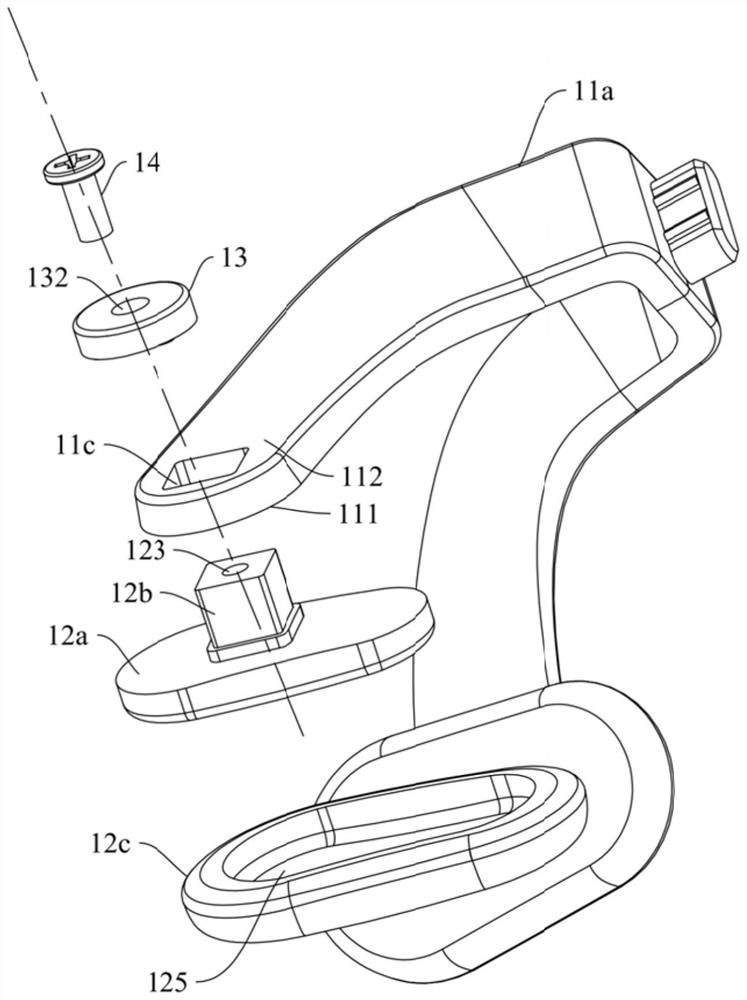 Nose pad assembly and head-mounted device